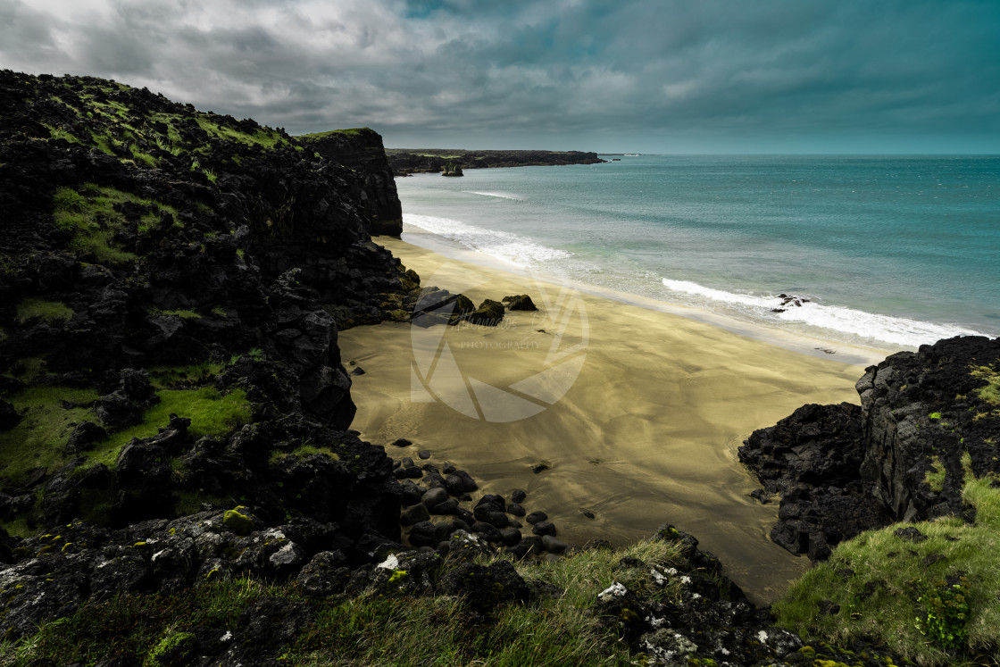 "Snaefellsjokull National park in iceland." stock image