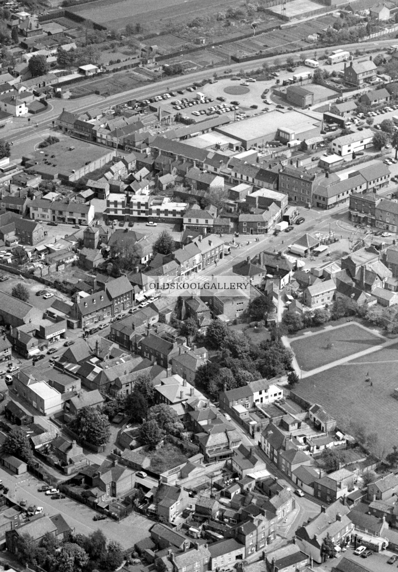 "Whittlesey Town Centre (1984)" stock image