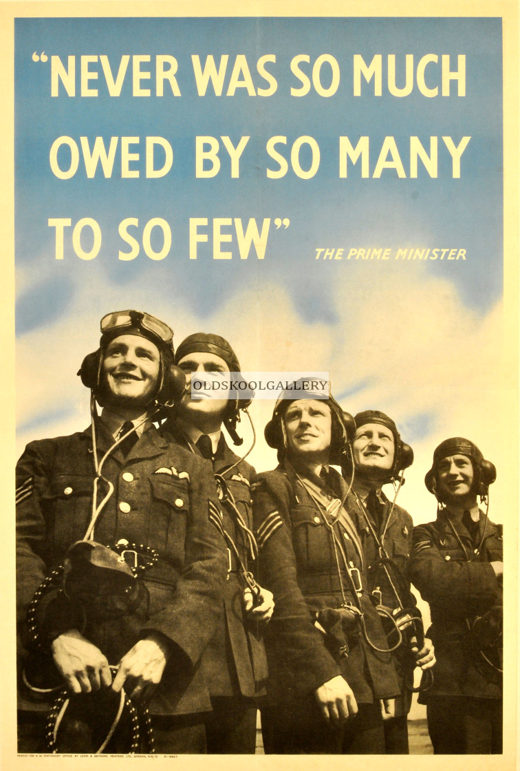 "WW2 - Wartime Poster - RAF" stock image