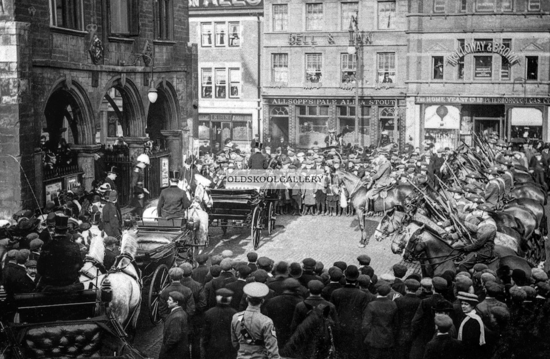 "Market Place - Early 1900s" stock image