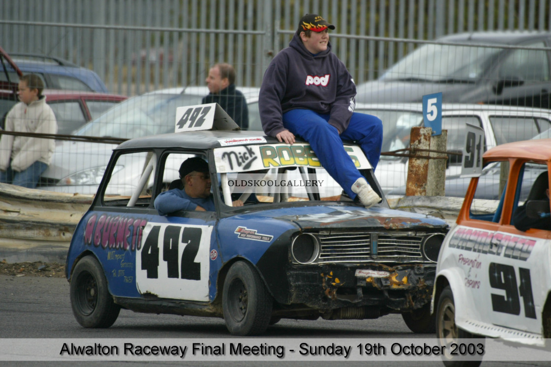 "Alwalton Raceway - Final Meeting (19/10/03)" stock image