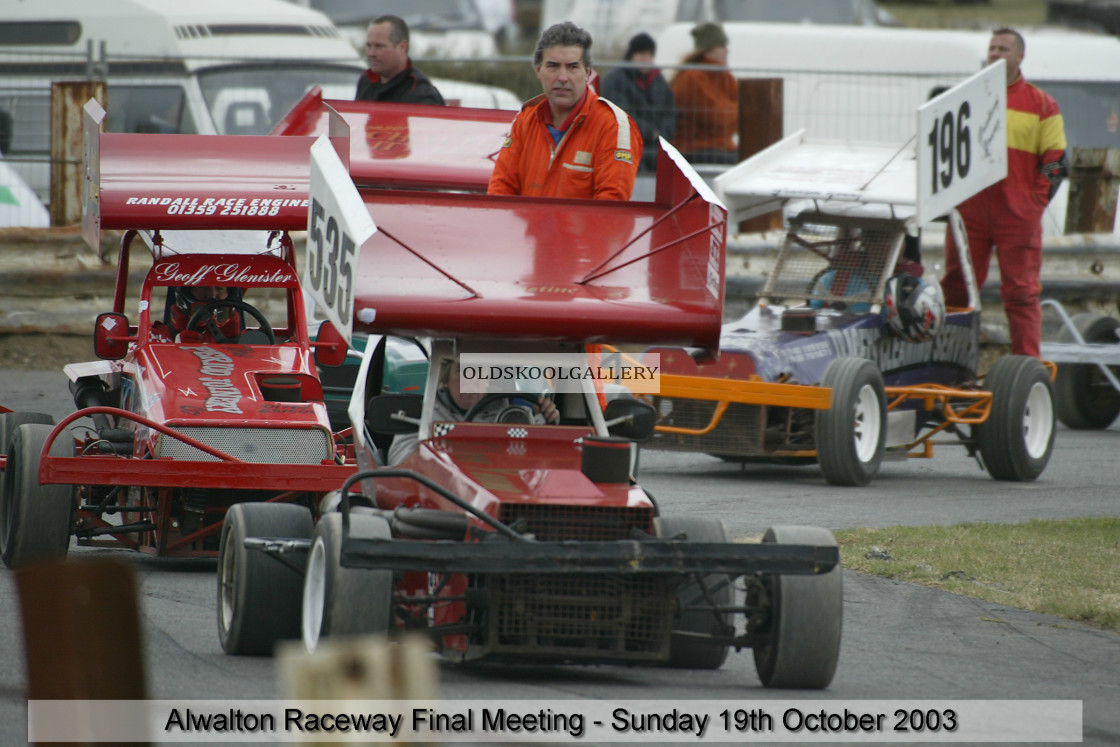 "Alwalton Raceway - Final Meeting (19/10/03)" stock image