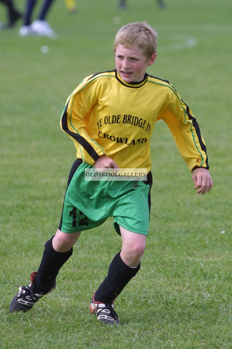 "Crowland Juniors U11s (July 2002)" stock image