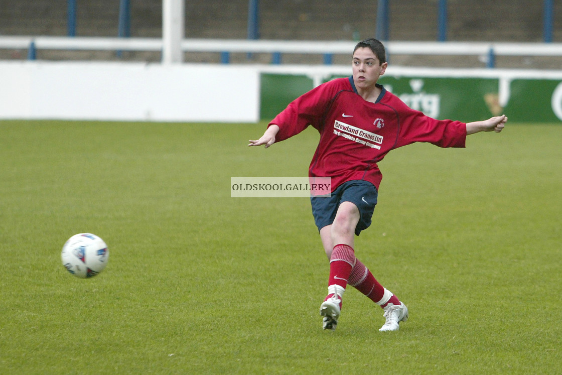 "Crowland Juniors FC U13s (May 2004)" stock image