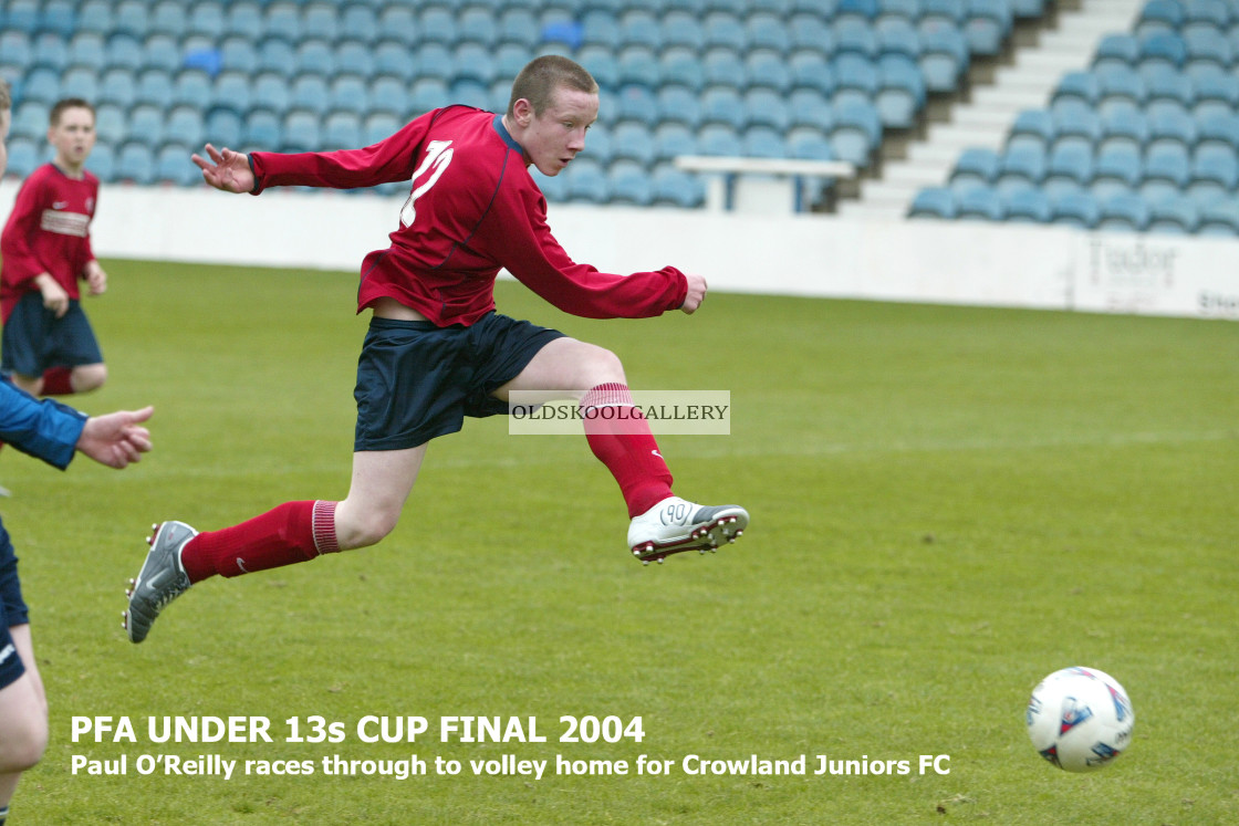 "Crowland Juniors FC U13s (May 2004)" stock image