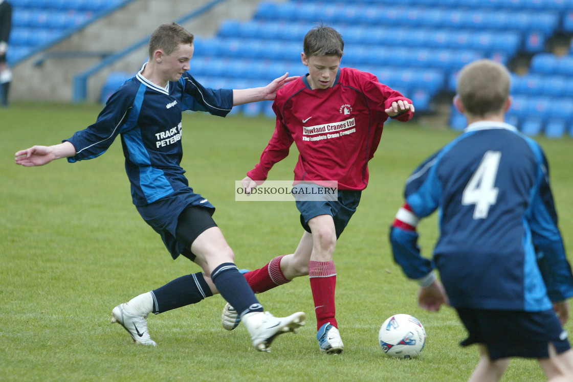 "Crowland Juniors FC U13s (May 2004)" stock image