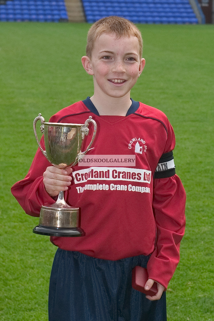 "Crowland Juniors FC U13s (May 2004)" stock image