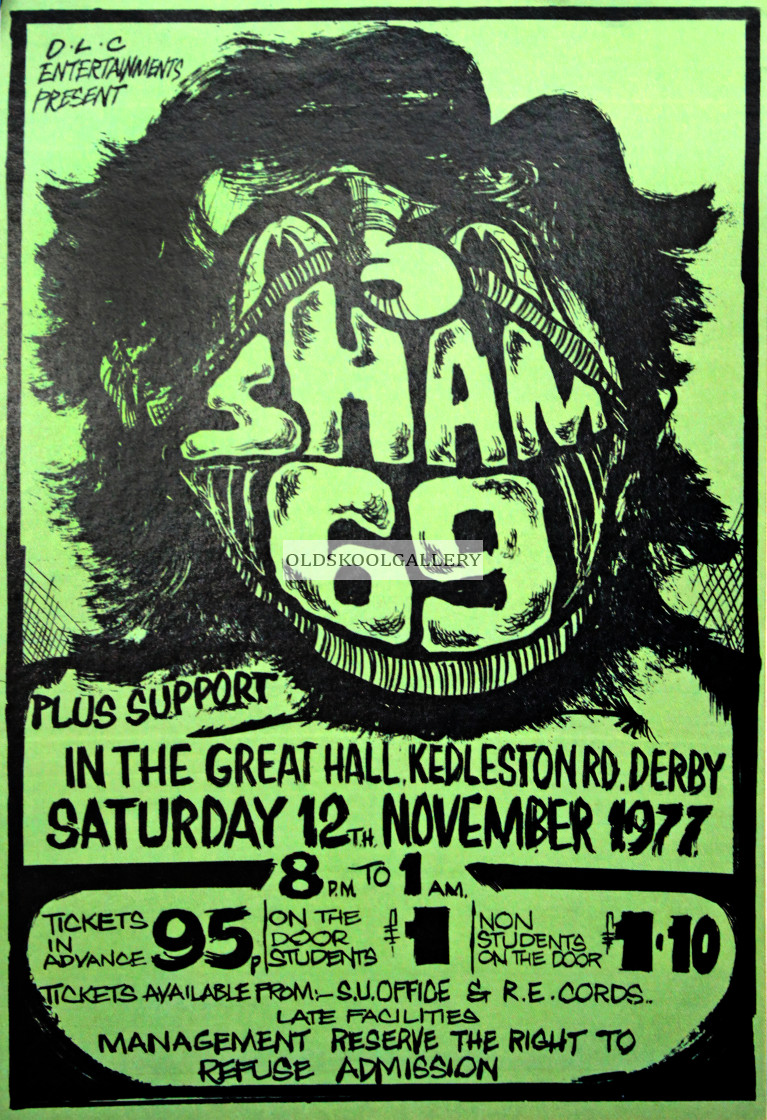 "Sham 69 - Derby (1977)" stock image