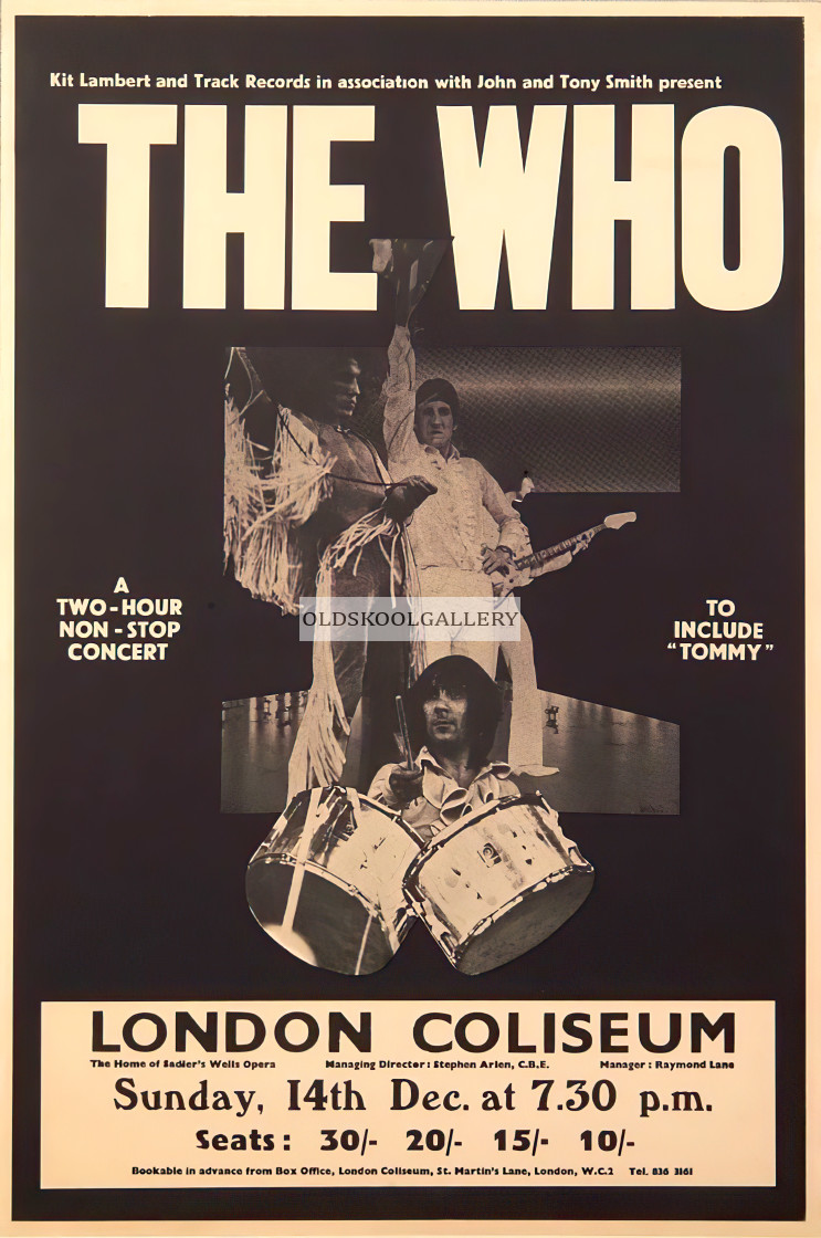 "The Who - London Coliseum (1969)" stock image