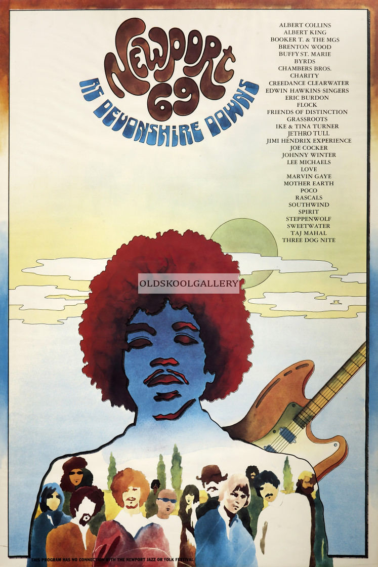 "Jimi Hendrix - Newport Festival (1969)" stock image