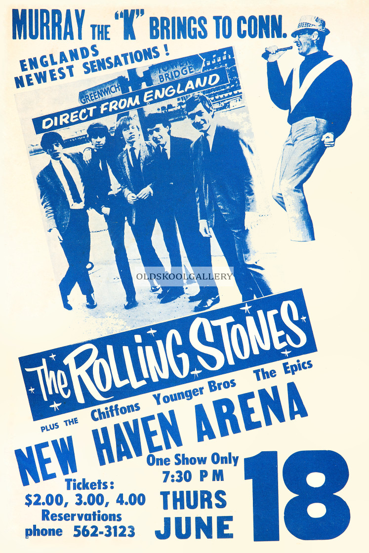 "Rolling Stones - New Haven (1964)" stock image