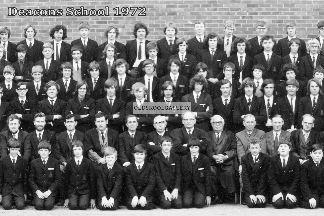 "Deacons School 1972" stock image