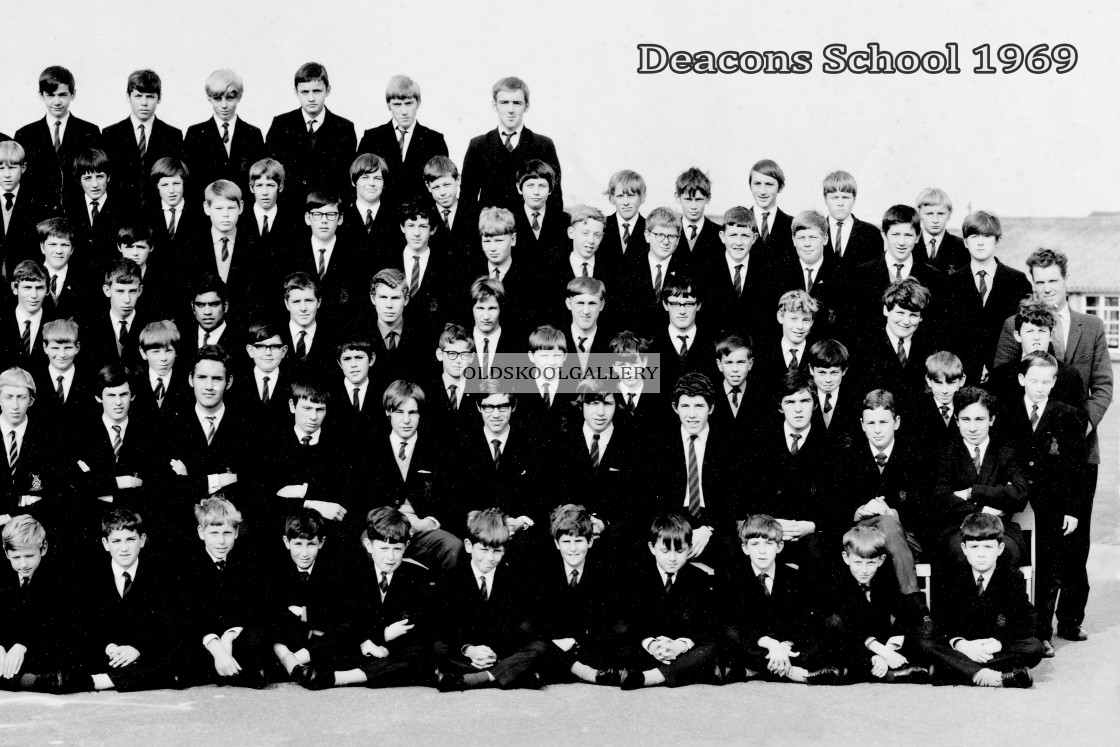 "Deacons School 1969" stock image