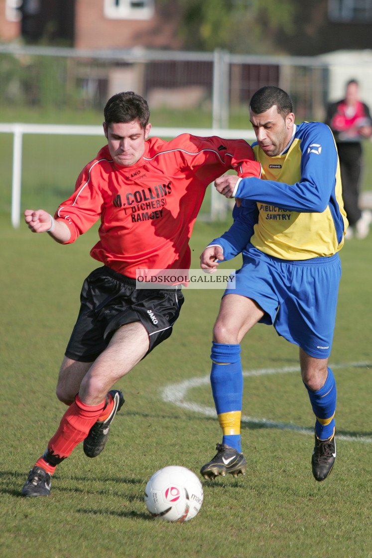 "Ramsey Town FC v Sawtry FC (2008)" stock image