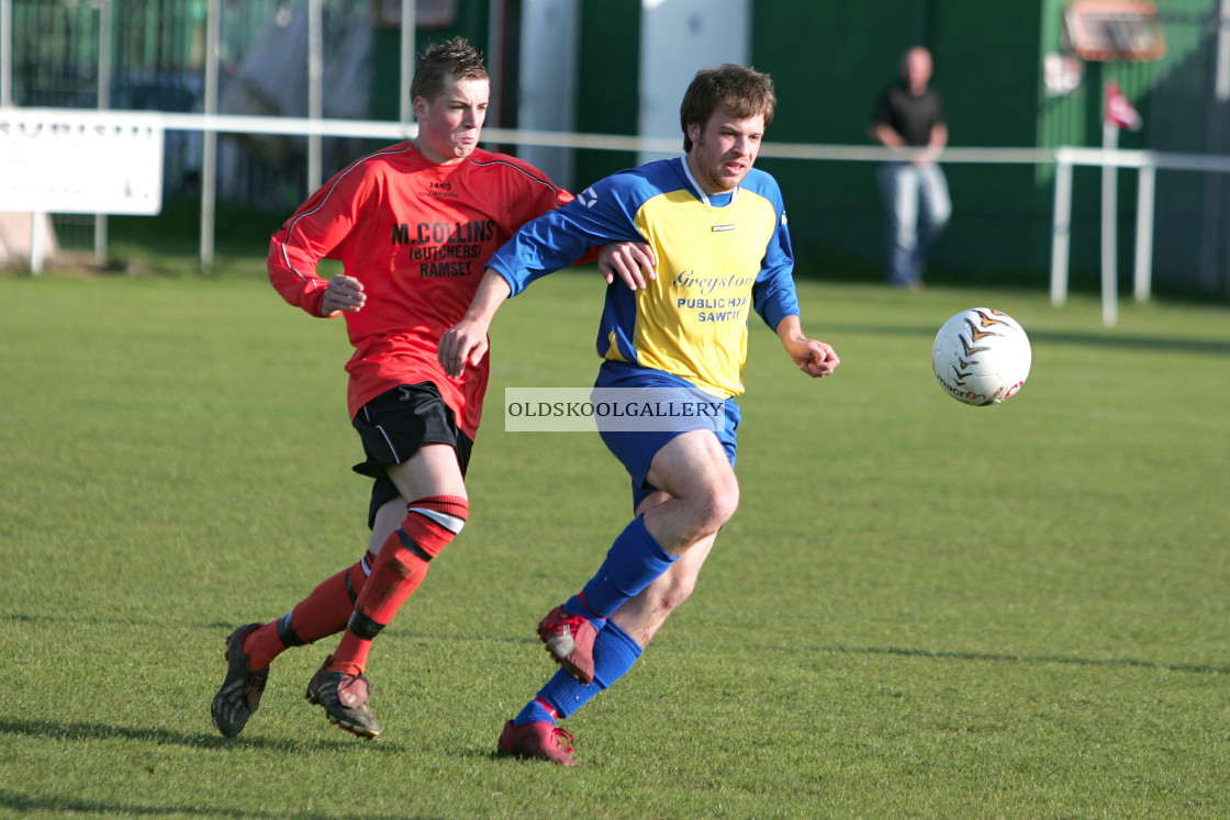 "Ramsey Town FC v Sawtry FC (2008)" stock image