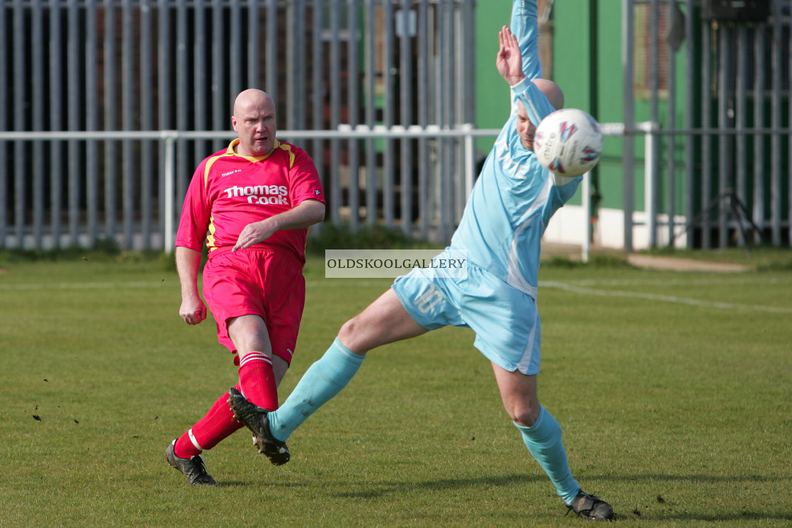 "Cherry Tree FC v Thomas Cook FC (2008)" stock image