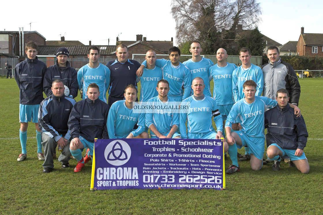 "Cherry Tree FC v Thomas Cook FC (2008)" stock image