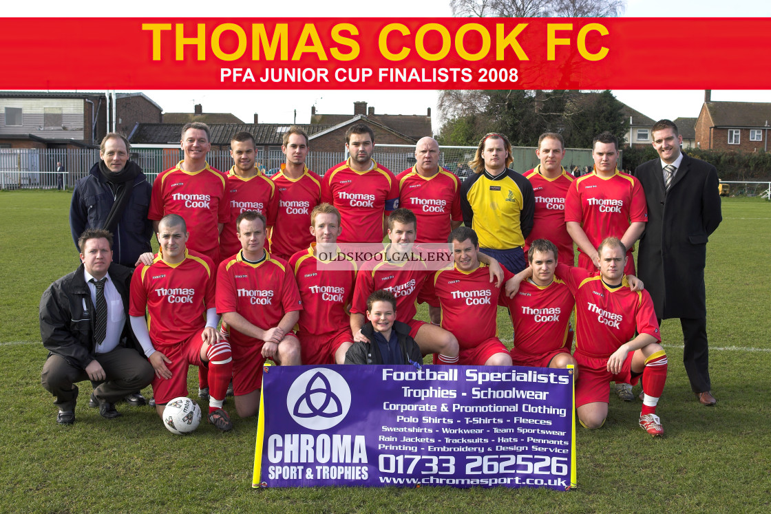 "Cherry Tree FC v Thomas Cook FC (2008)" stock image