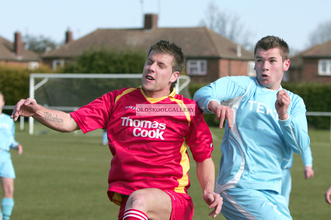 "Cherry Tree FC v Thomas Cook FC (2008)" stock image