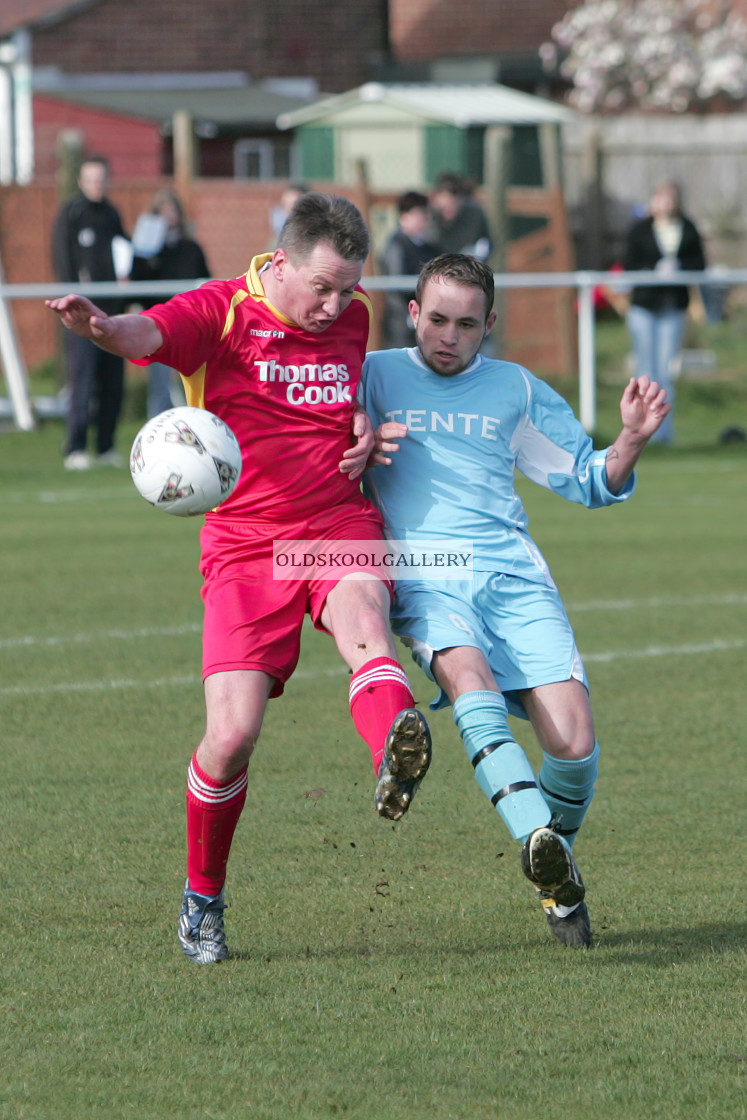 "Cherry Tree FC v Thomas Cook FC (2008)" stock image