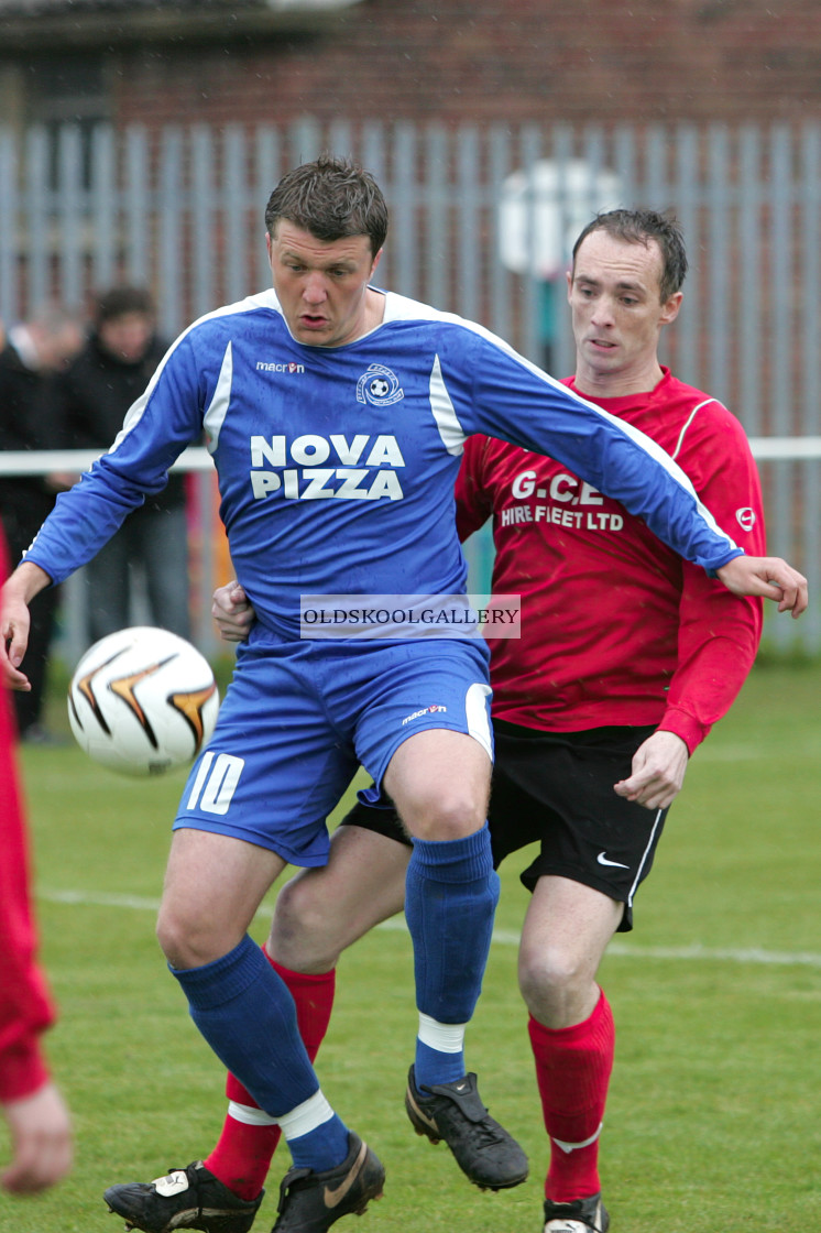 "Whittlesey Utd Reserves FC v Deeping Sports Reserves FC (2008)" stock image