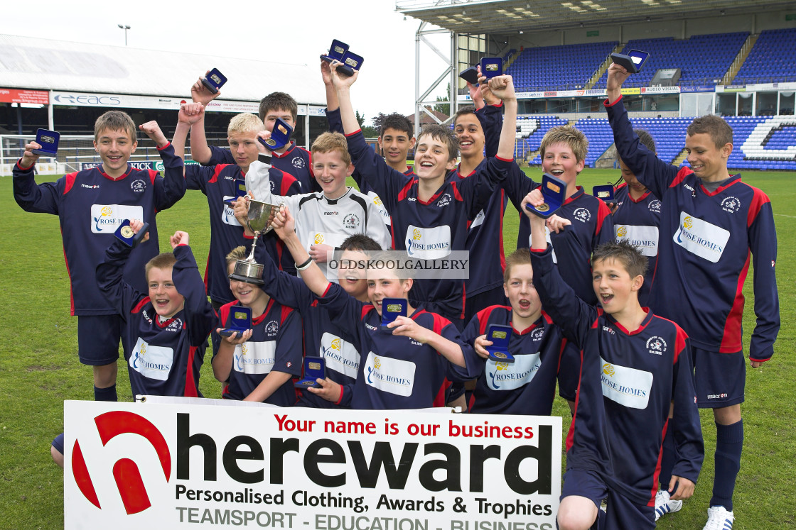 "Werrington Athletic FC v Northborough Juniors FC (2009)" stock image