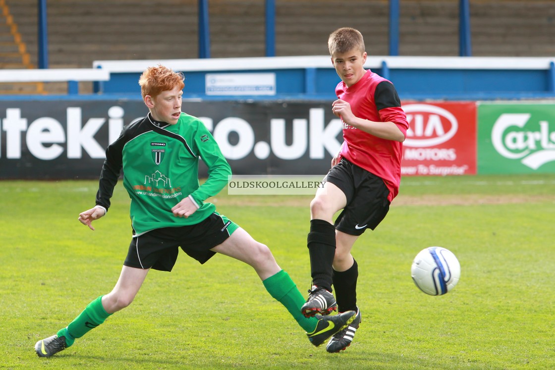 "Blackstones Juniors FC v Yaxley Juniors FC (2013)" stock image