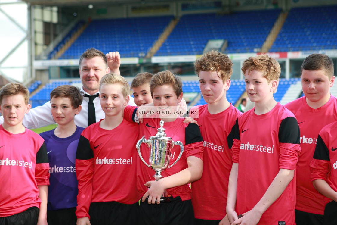 "Blackstones Juniors FC v Yaxley Juniors FC (2013)" stock image