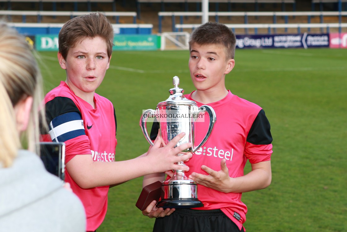 "Blackstones Juniors FC v Yaxley Juniors FC (2013)" stock image