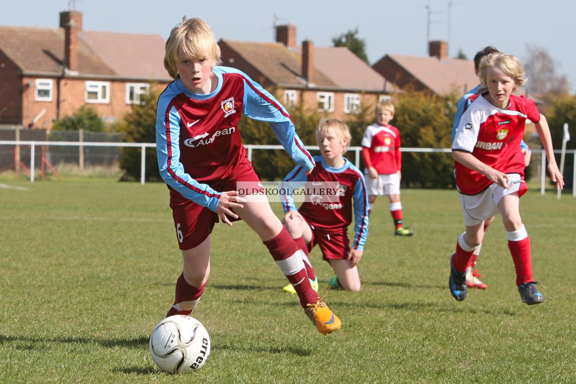 "Deeping Rangers U11s Blue FC v Glinton United U11s Red FC (2012)" stock image