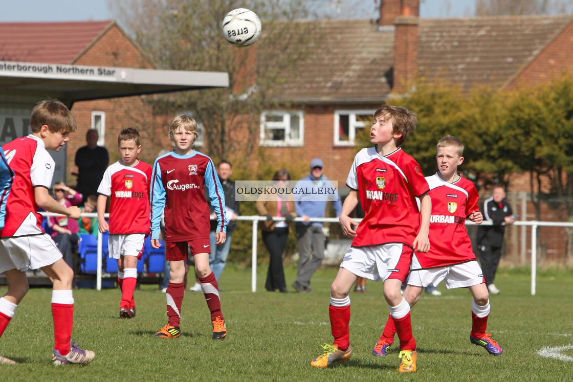 "Deeping Rangers U11s Blue FC v Glinton United U11s Red FC (2012)" stock image