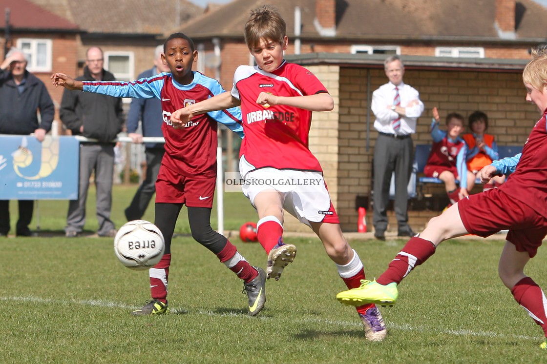 "Deeping Rangers U11s Blue FC v Glinton United U11s Red FC (2012)" stock image