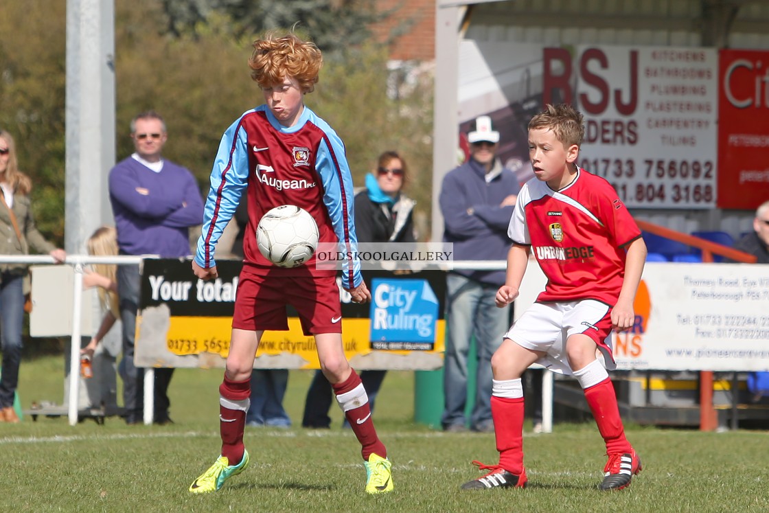 "Deeping Rangers U11s Blue FC v Glinton United U11s Red FC (2012)" stock image