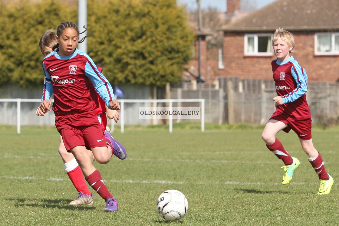 "Deeping Rangers U11s Blue FC v Glinton United U11s Red FC (2012)" stock image