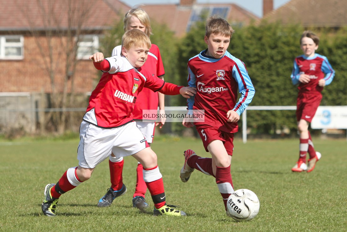 "Deeping Rangers U11s Blue FC v Glinton United U11s Red FC (2012)" stock image