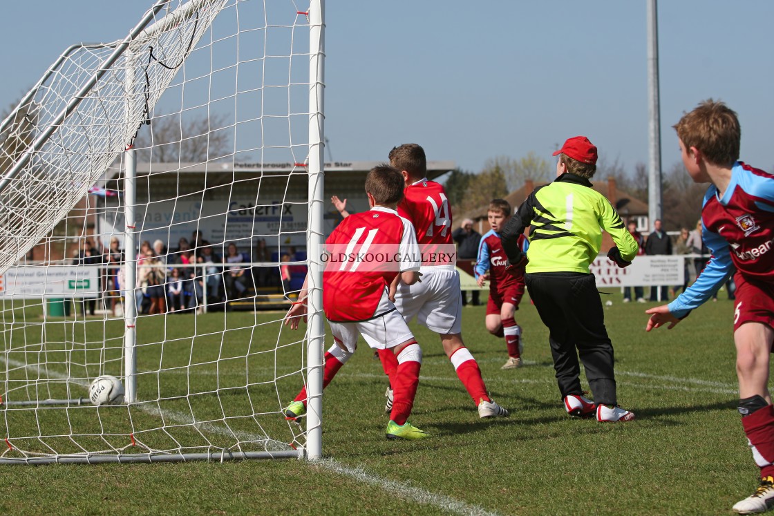 "Deeping Rangers U11s Blue FC v Glinton United U11s Red FC (2012)" stock image