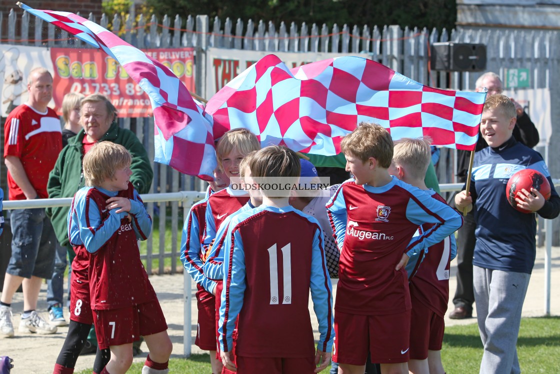 "Deeping Rangers U11s Blue FC v Glinton United U11s Red FC (2012)" stock image