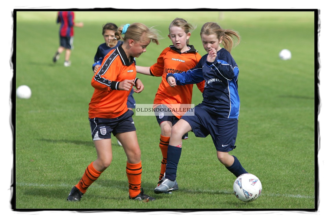 "Guyhirn Girls U12s FC v Chatteris Town Girls U12s FC (2006)" stock image