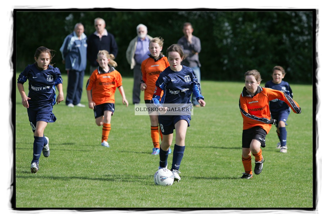 "Guyhirn Girls U12s FC v Chatteris Town Girls U12s FC (2006)" stock image