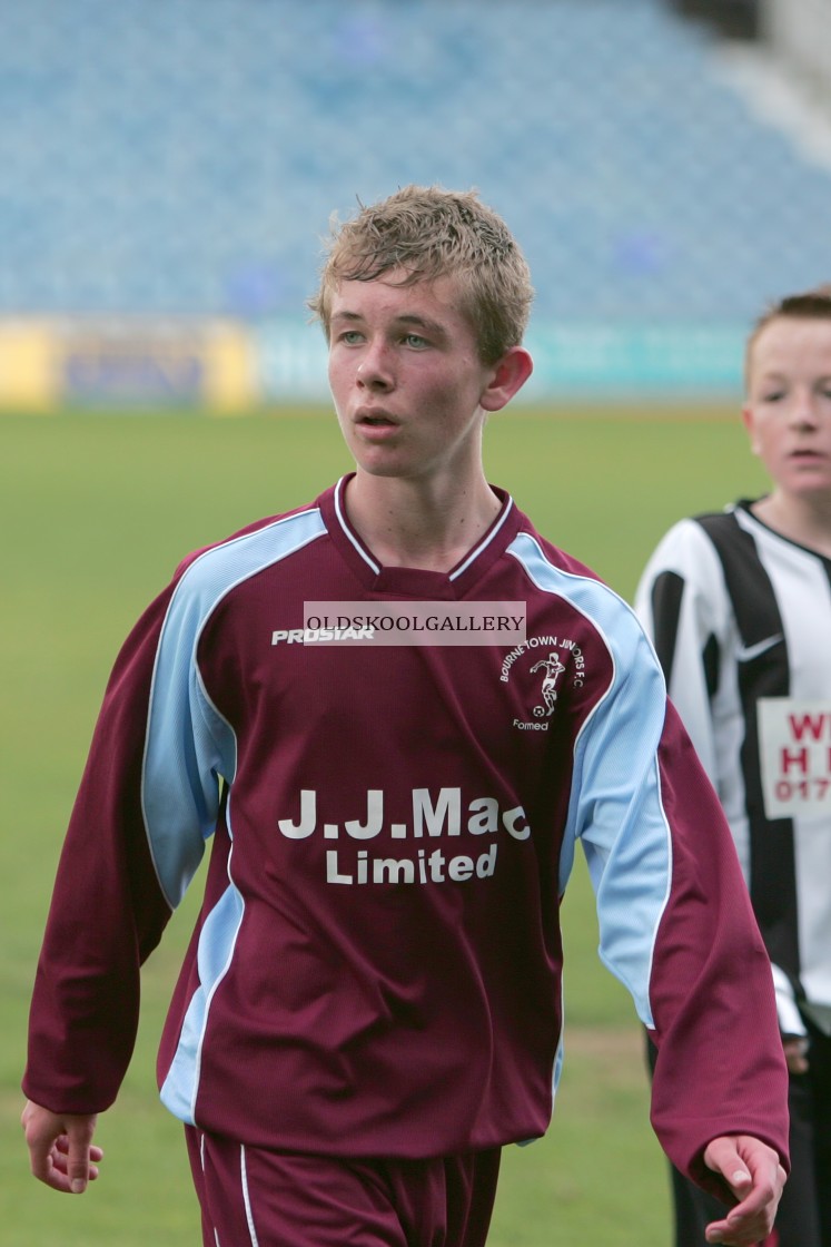 "Bourne Town U13s FC v ICA Juventus U13s FC (2007)" stock image