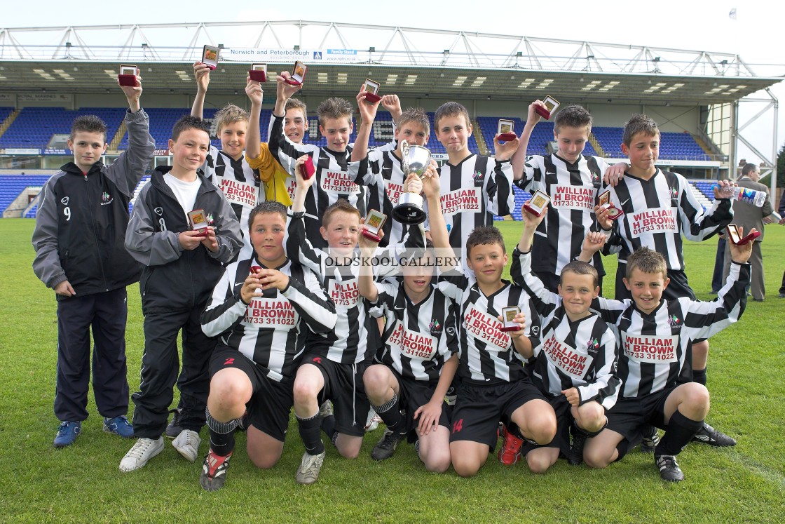 "Bourne Town U13s FC v ICA Juventus U13s FC (2007)" stock image