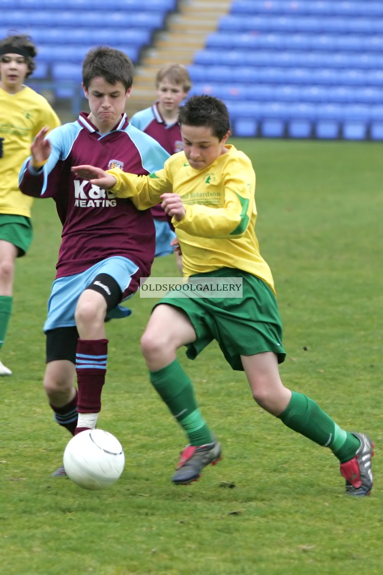 "Deeping Rangers U13s FC v Crowland Juniors U13s FC (2005)" stock image