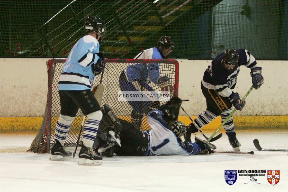 "Varsity Ice Hockey - Oxford Vikings v Cambridge Eskimos (2008)" stock image