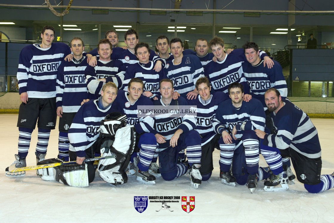 "Varsity Ice Hockey - Oxford Vikings v Cambridge Eskimos (2008)" stock image