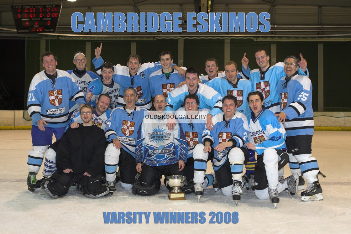 "Varsity Ice Hockey - Oxford Vikings v Cambridge Eskimos (2008)" stock image