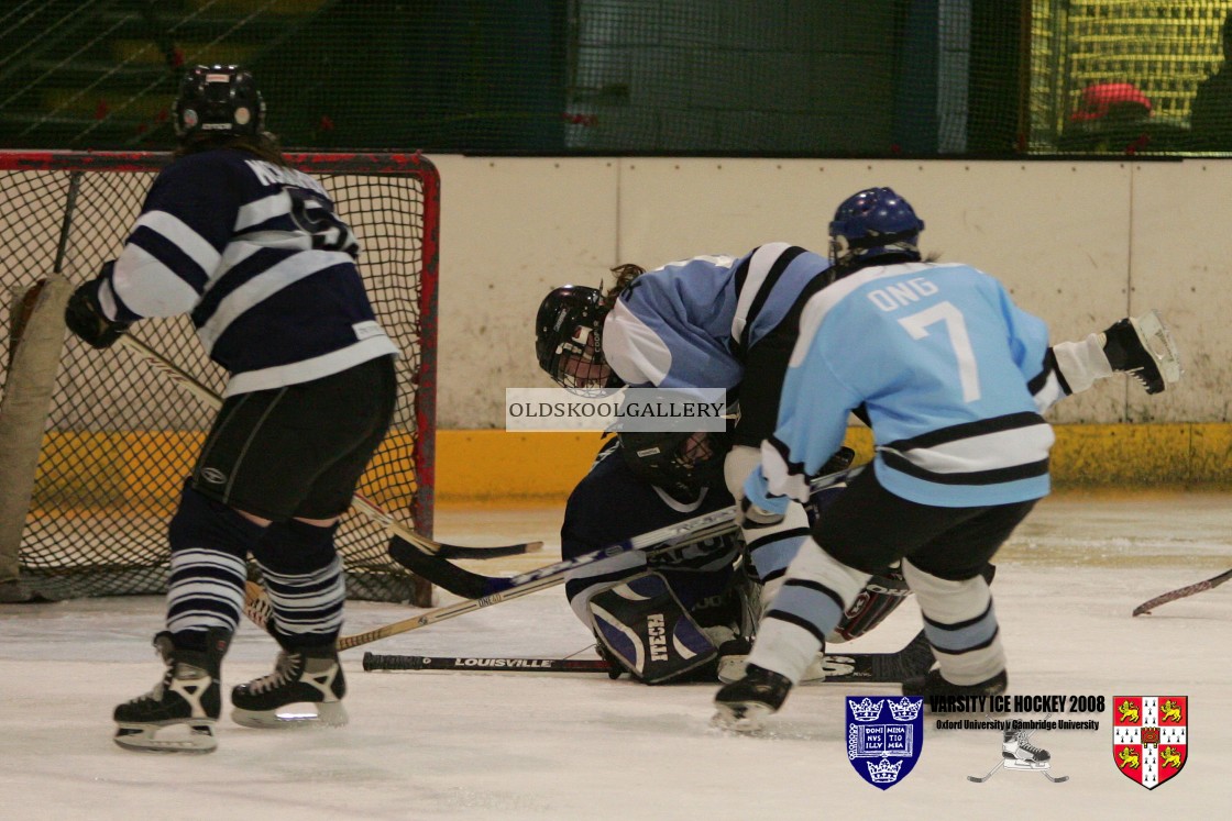 "Varsity Ice Hockey - Oxford Women v Cambridge Women (2008)" stock image