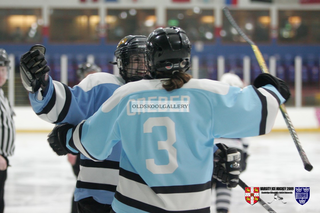 "Varsity Ice Hockey - Cambridge Women v Oxford Women (2009)" stock image