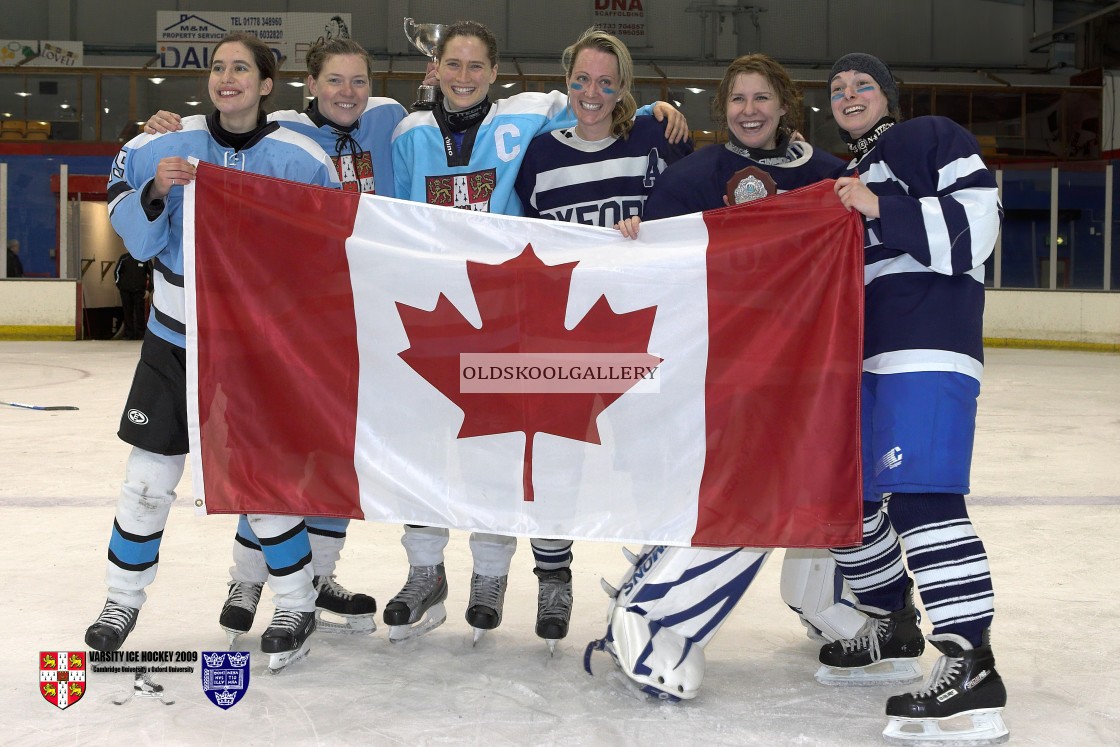 "Varsity Ice Hockey - Cambridge Women v Oxford Women (2009)" stock image