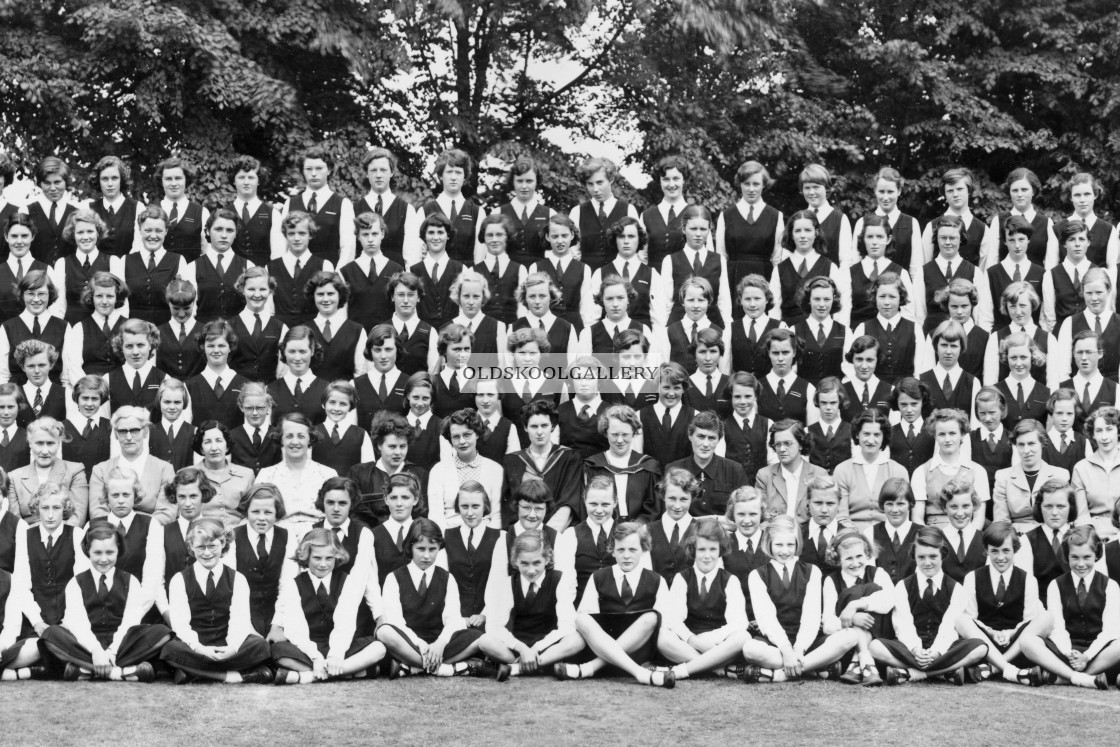 "St Mary & St Anne, Abbots Bromley 1954" stock image