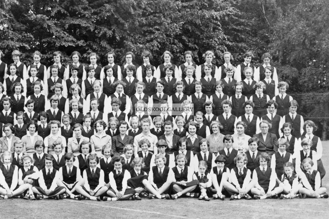 "St Mary & St Anne, Abbots Bromley 1954" stock image